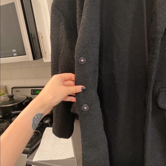 H&M Wool Oversized Cocoon Coat - Picture 3 of 4